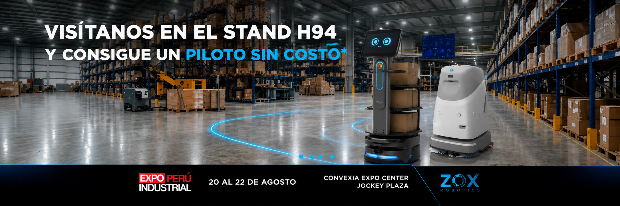Visítanos en el stand H94 de EXPO Perú Industrial y consigue un piloto sin costo